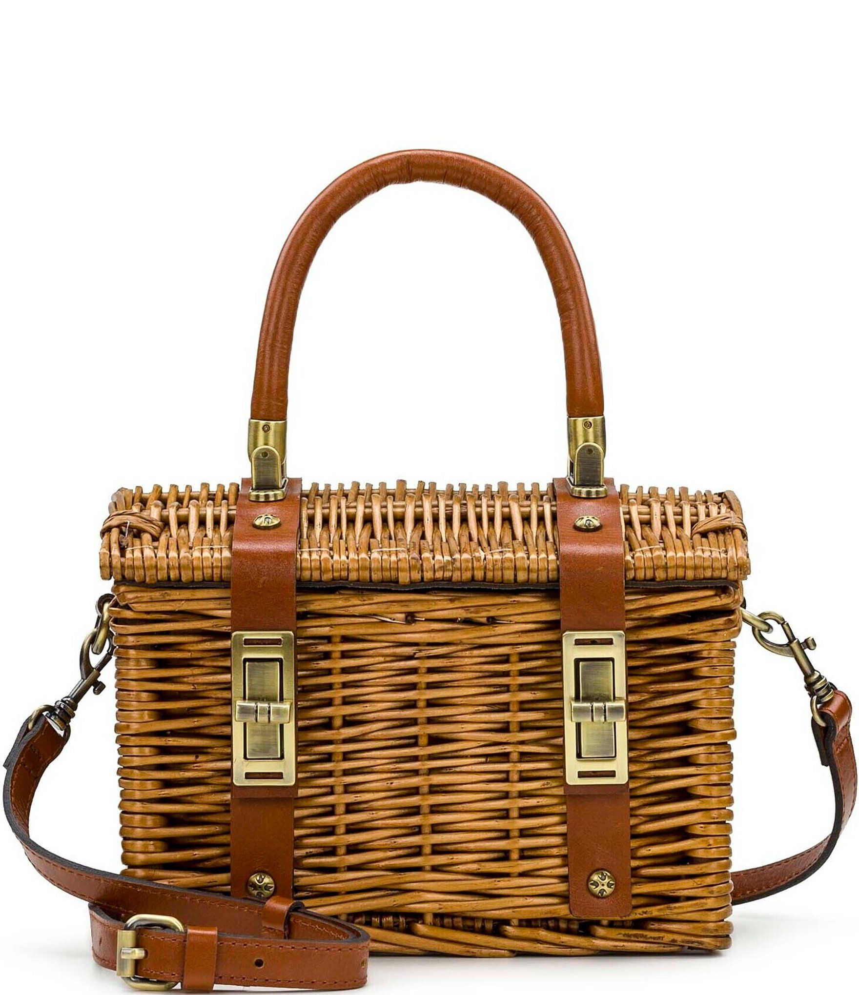 Ariano Rattan Basket Crossbody Bag | Dillard's