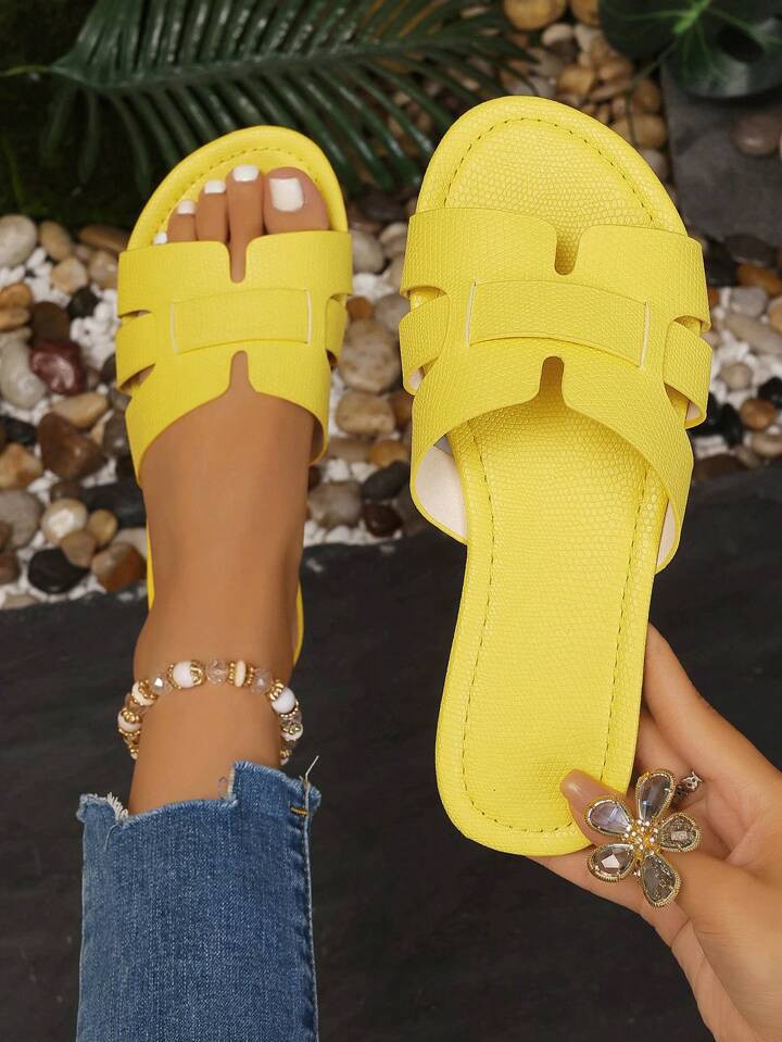 Yellow Slippers | SHEIN