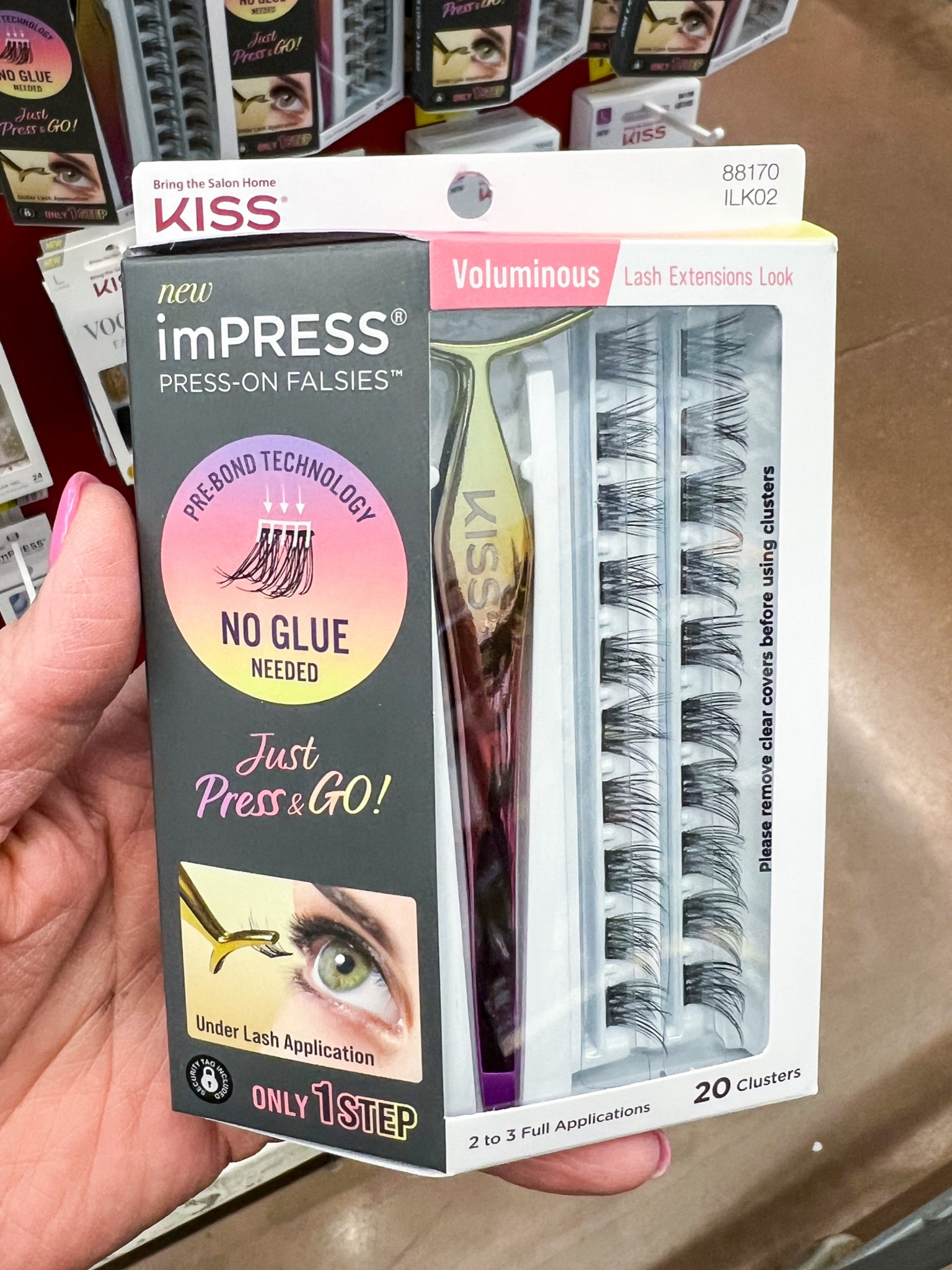 Kiss lashes / Kiss Impress lashes / Walmart beauty must haves / False Lashes / Walmart Finds 

#LTKunder50 #LTKbeauty #LTKFind