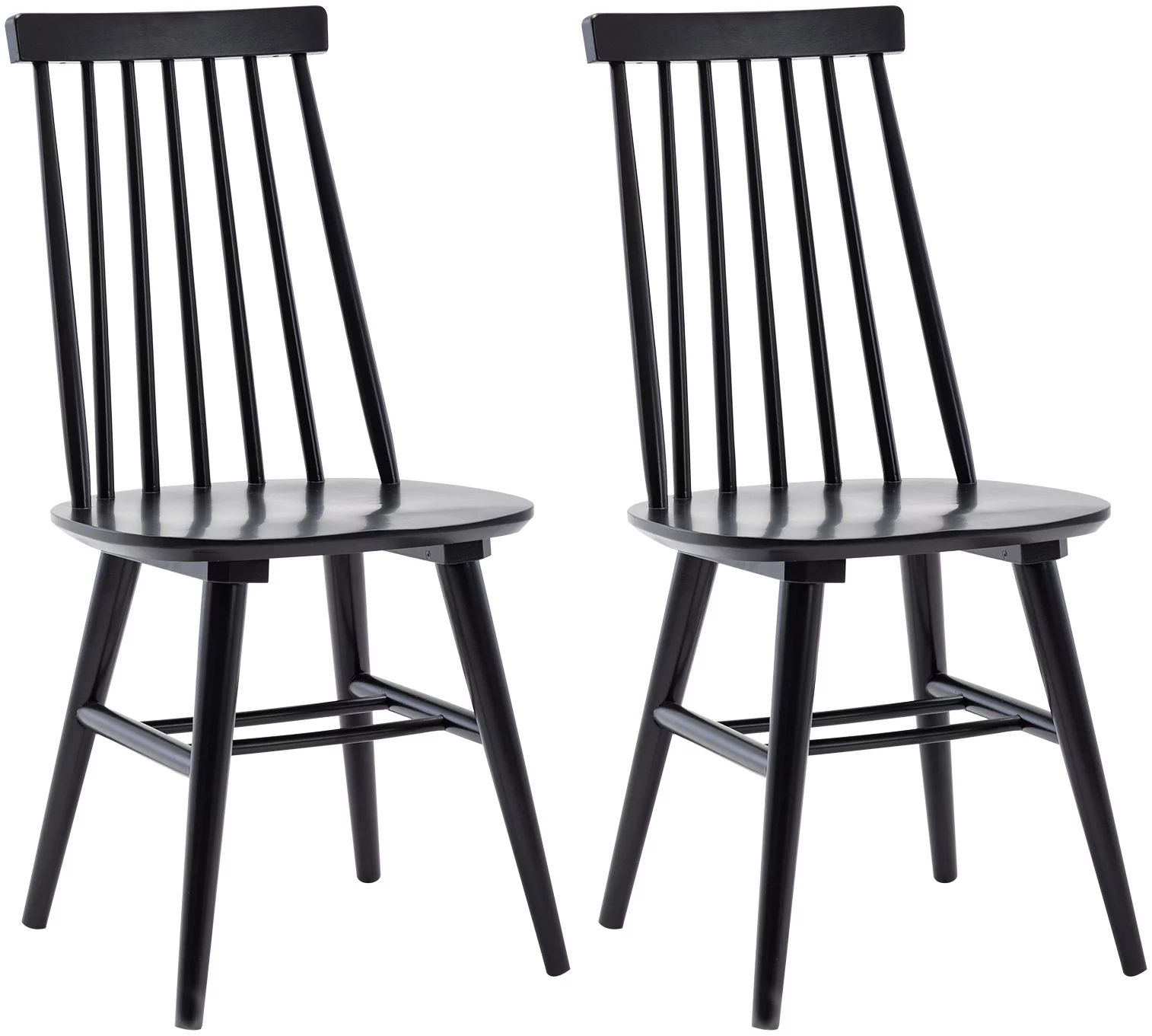 Duhome Elegant Lifestyle Dining Chairs Set of 2, Wood Dining Room Chairs Slat Spindle Back Kitche... | Walmart (US)