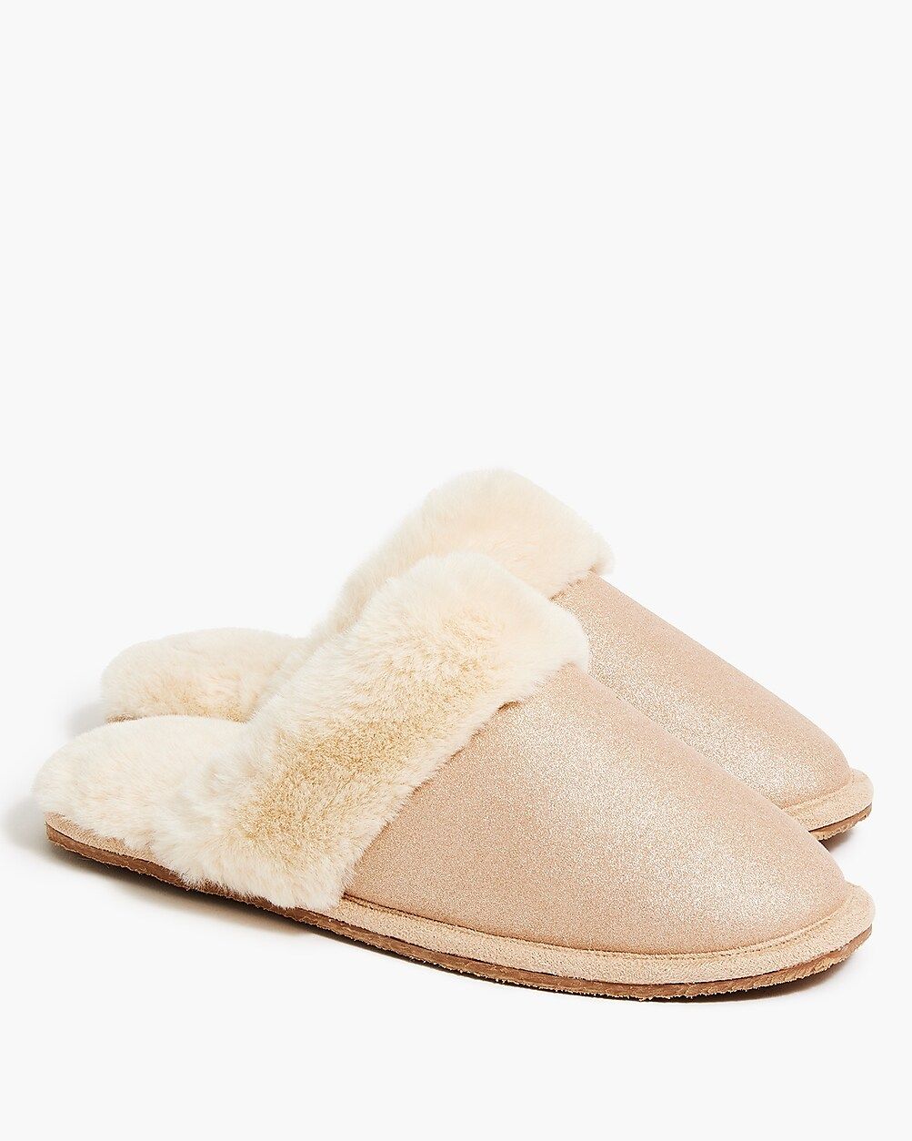 Metallic slippers | J.Crew Factory