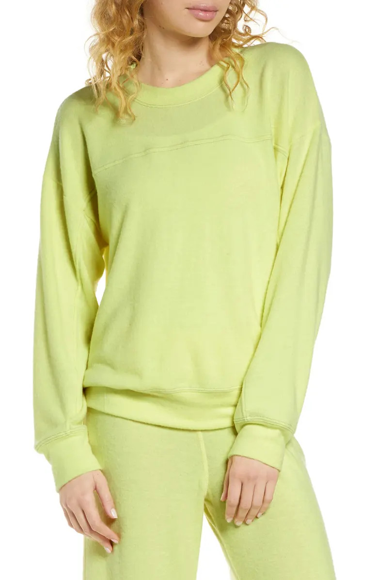 Brushed Stripe Pullover | Nordstrom