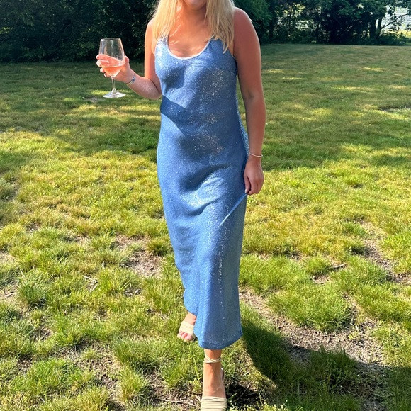 J Crew Limited Edition Alicia Sequin Racerback Slip Dress | Poshmark