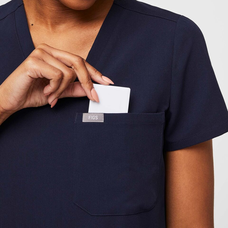 Women's Catarina One-Pocket Scrub Top™ - Navy · FIGS | FIGS