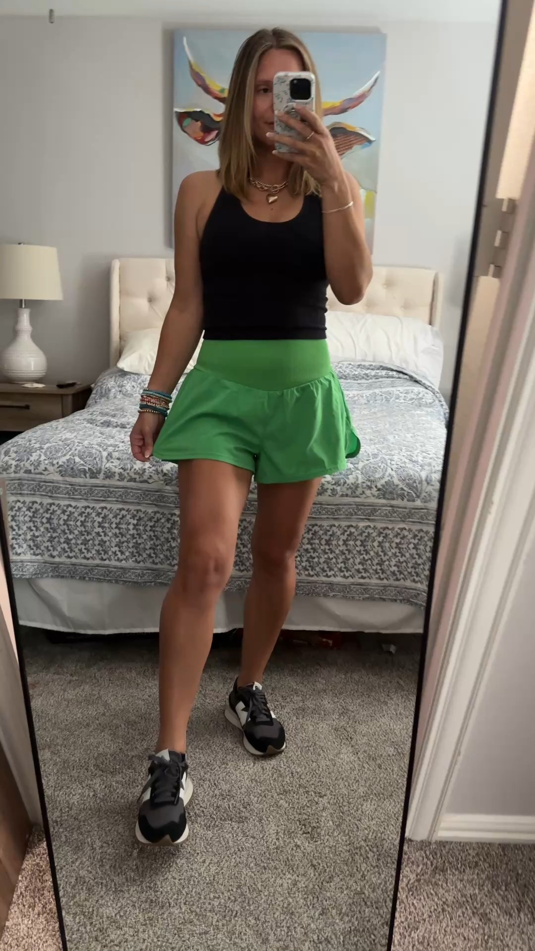 The happiest little shorts for St Patrick’s Day! 💚🍀 I haven’t been able to find this color online, but they come in other fun, spring colors!

Top medium
Shorts small

#LTKActive #LTKSeasonal #LTKFindsUnder50