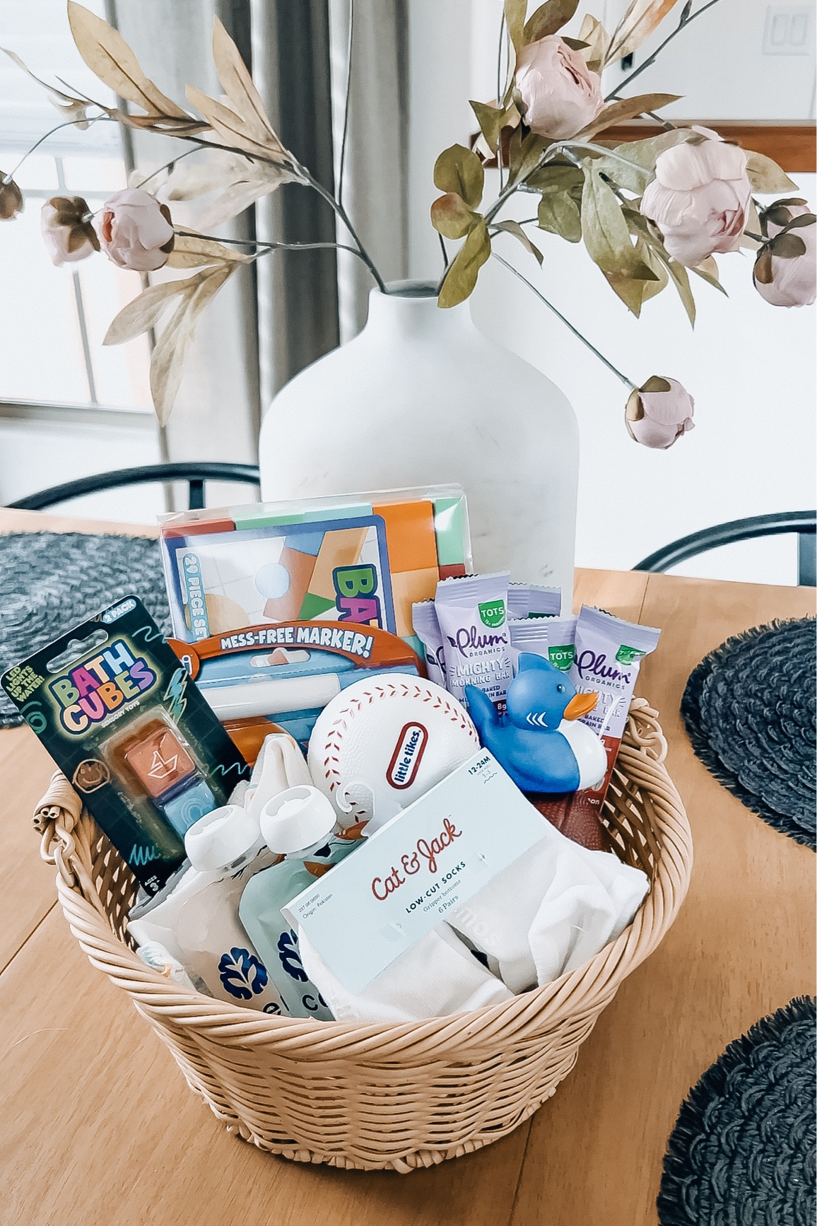 A little last minute non-aesthetic and pretty affordable Easter basket! I picked up everything from @target and a lot of it from the dollar spot! 

I really tried not to go over board this year… I only picked up things he needed (a new swimsuit, socks, snacks, etc.) and a few small toys I knew he’d actually play with!

What did you do for your Easter basket? 

#LTKSeasonal #LTKbaby #LTKfindsunder50