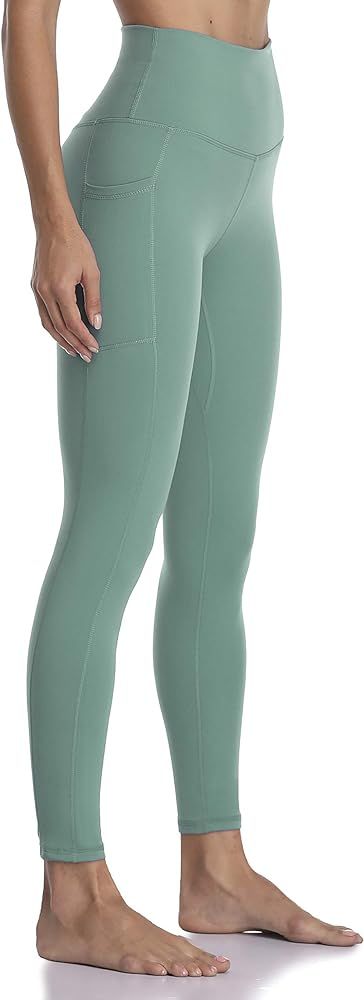 Women's High Waisted Yoga Pants 7/8 Length Leggings with Pockets | Amazon (US)