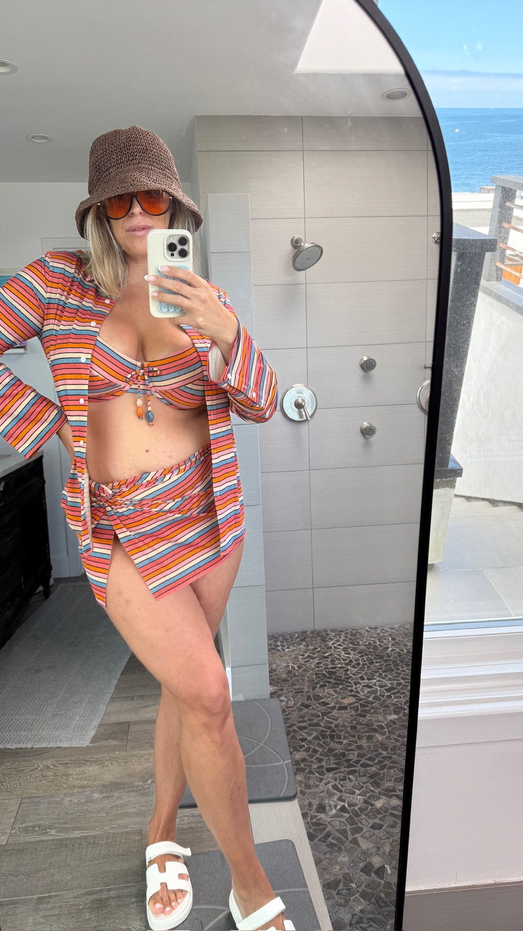 Wearing the Large in cover up
Bikini size: top LDD
Bottom XL

#LTKStyleTip #LTKU #LTKSwim