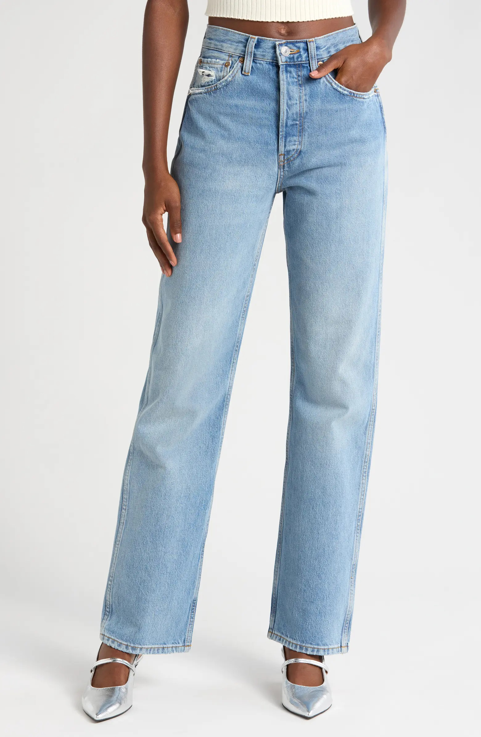 Re/Done Originals High Waist Loose Jeans | Nordstrom | Nordstrom