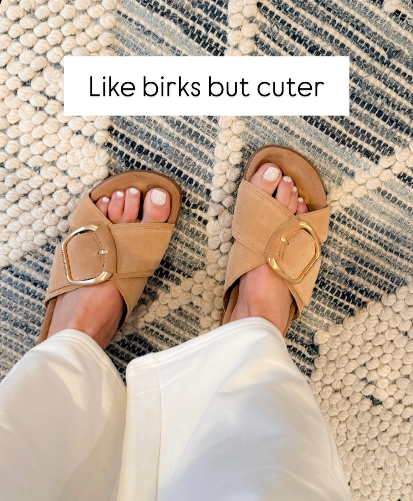 like birks but cuter! 
Affordable sandals, birk look alike, everyday sandals, comfortable shoes, spring shoes annabrstyle

#LTKootd #LTKSeasonal