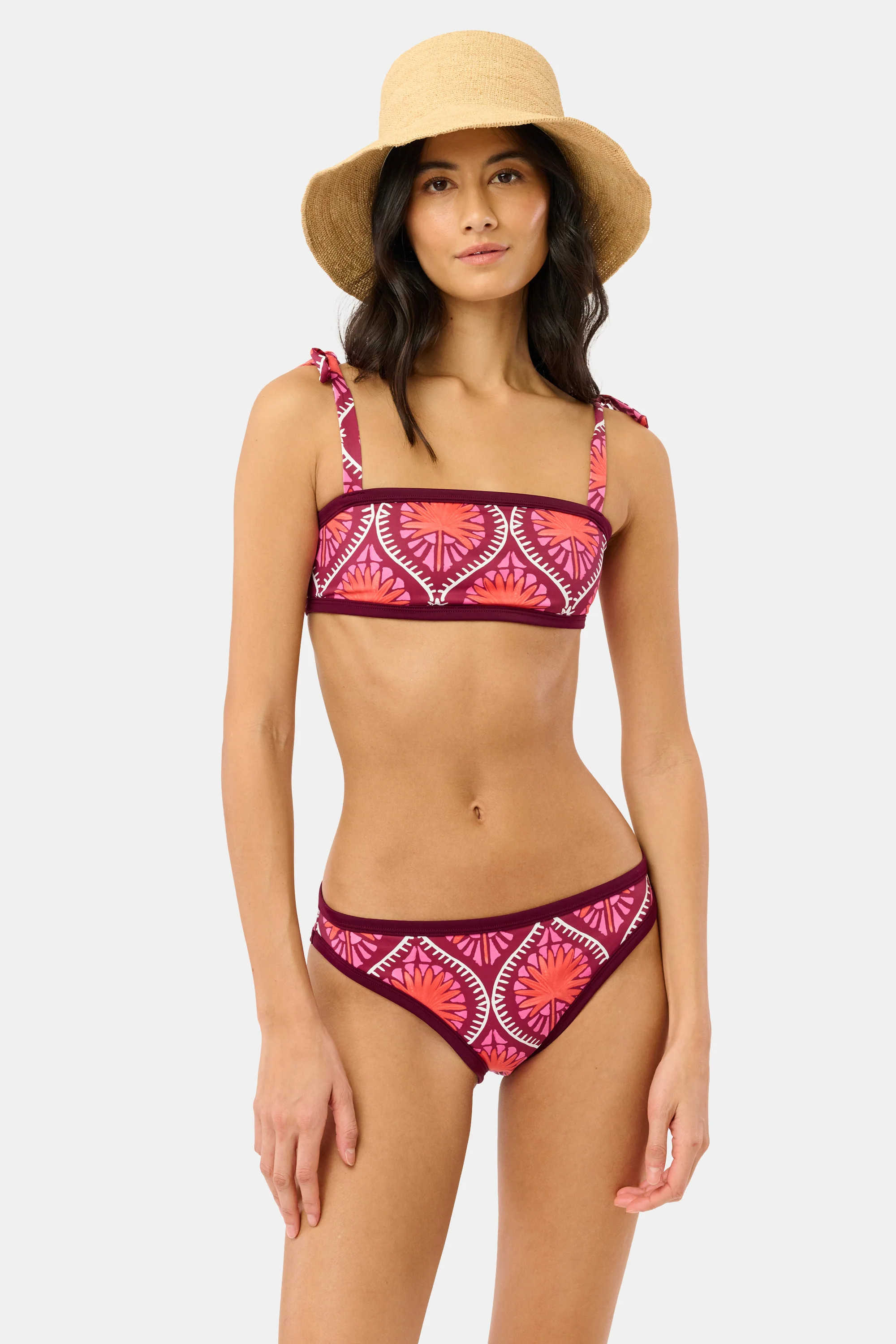 Palm Fronds Oceana Bikini Bottom | Roller Rabbit