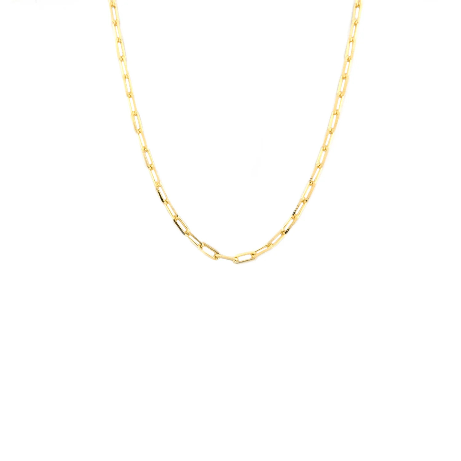 sterling 18" small link necklace | Marlyn Schiff