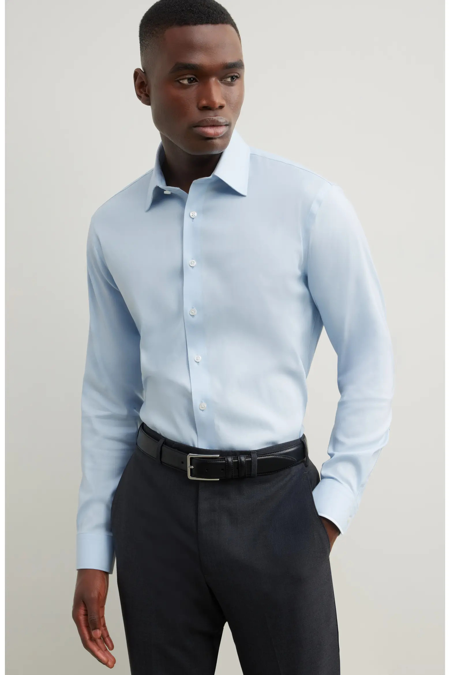Trim Fit Solid Premium Performance Dress Shirt (Men) | Nordstrom | Nordstrom