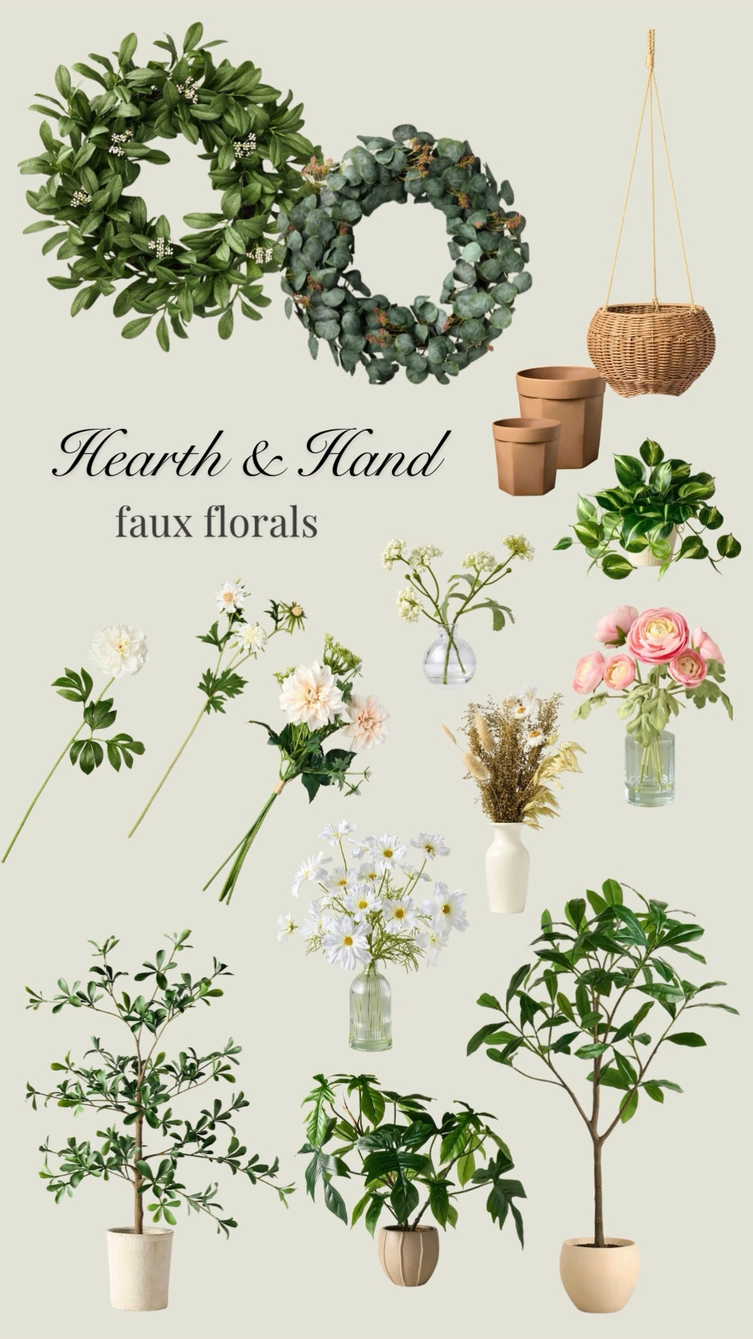 Just released - the prettiest faux florals and garden accent pieces from the new Hearth & Hand with Magnolia spring collection! spring decor, summer, florals, flower arrangement, plant, plants, home decor, modern organic, modern farmhouse, cottage, cozy decor, living room, family room, entryway, dining room, breakfast nook, kitchen, bedroom, guest room, home office #LTKStyleTip

#LTKSeasonal #LTKHome #LTKFindsUnder100