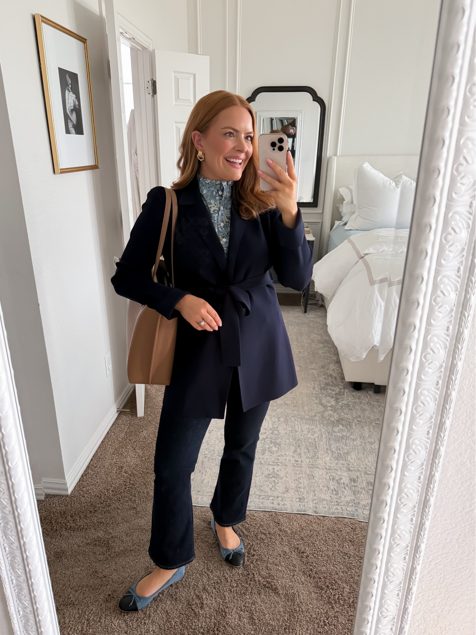 A classic business outfit for days you need to look extra polished. This navy blazer and trousers combo is a timeless work outfit idea for moms that works for meetings, presentations, or client days.

#businessoutfit #momworkwear #officeoutfitideas #businesscasualstyle #workwearstyle


#LTKmomlife #LTKWorkwear #LTKootd