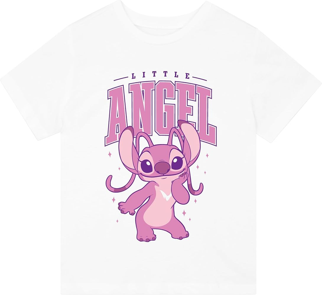 Disney Lilo and Stitch Shirt | Summer Stitch Clothes for Girls | Girls Cotton T Shirt | Amazon (US)