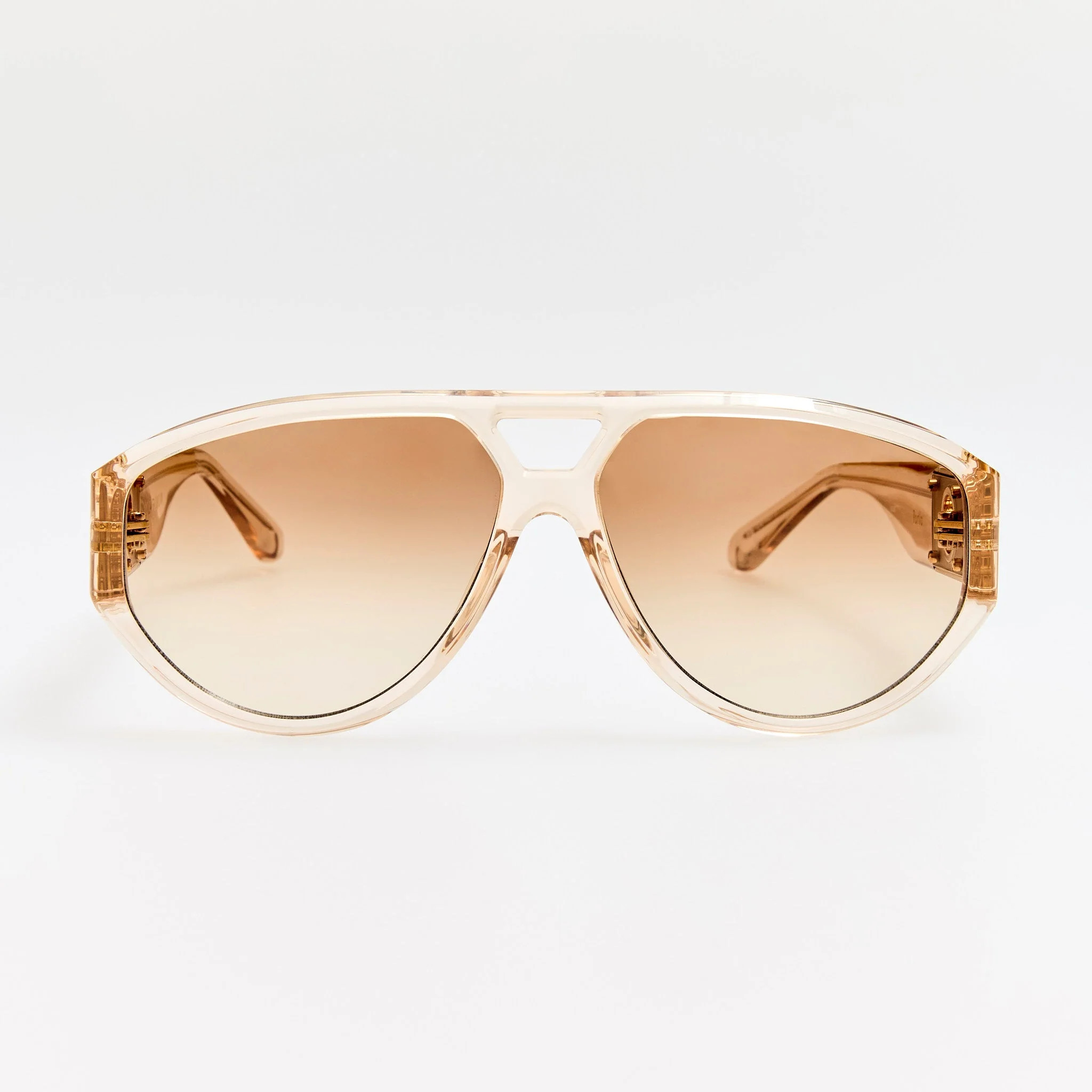 Portia Sunglasses in Ash | Linda Farrow