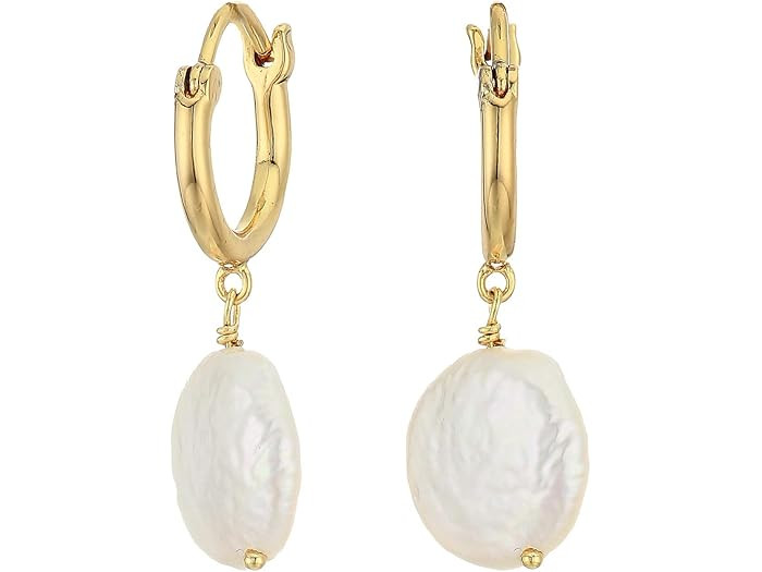Reese Pearl Huggies Earrings | Zappos