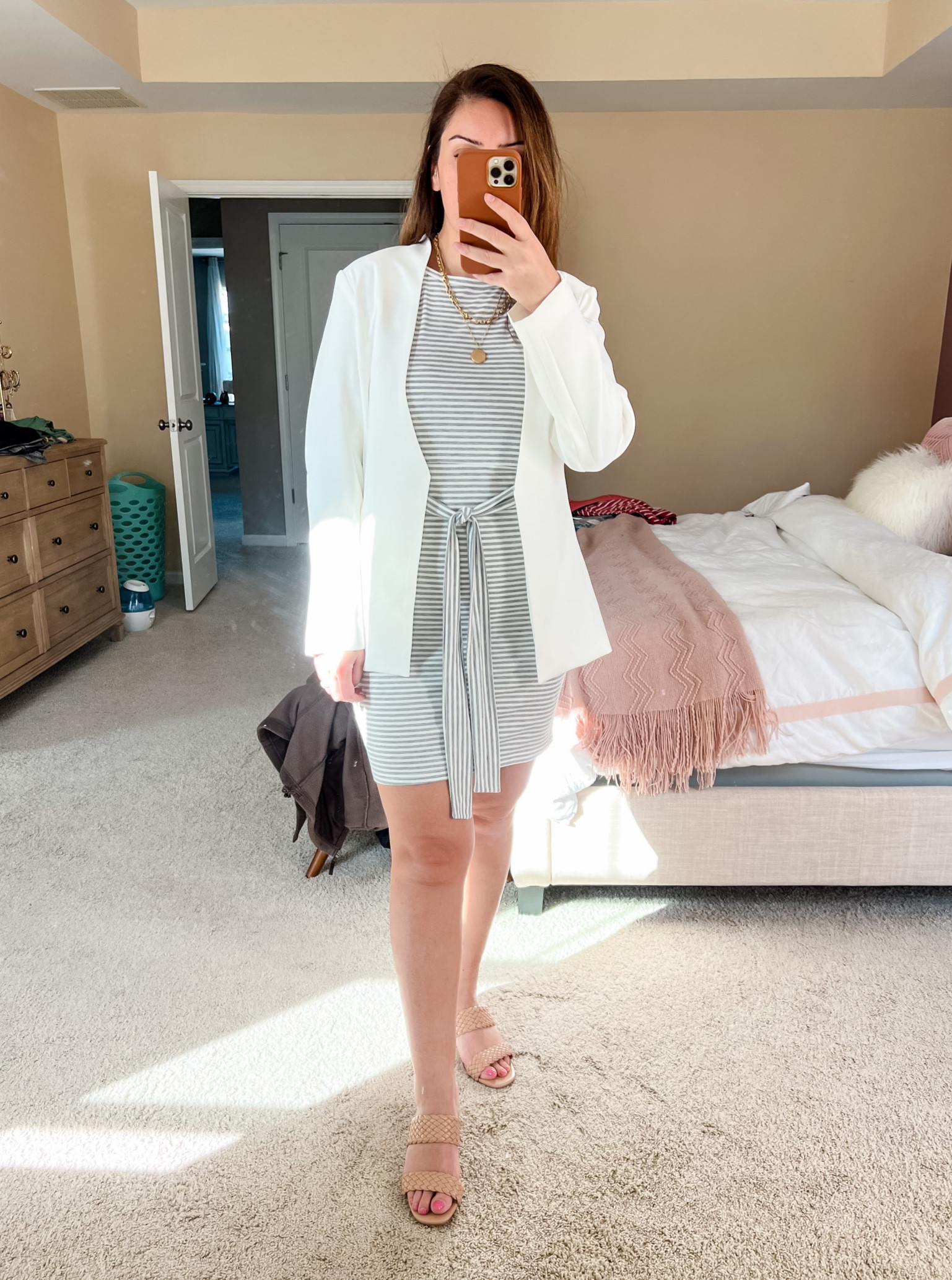 Outfit Ideas Long Romper With Cardigan Jumpsuit With Sweater