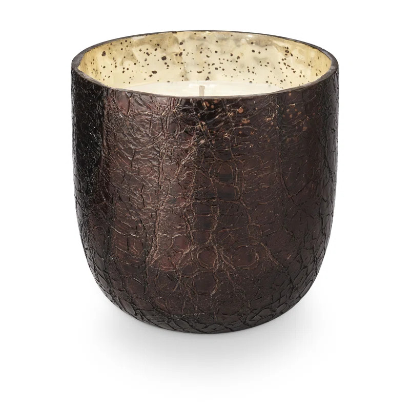 Illume ILLUME Noble Holiday Midnight Pumpkin Large Crackle Glass Candle | Wayfair | Wayfair North America