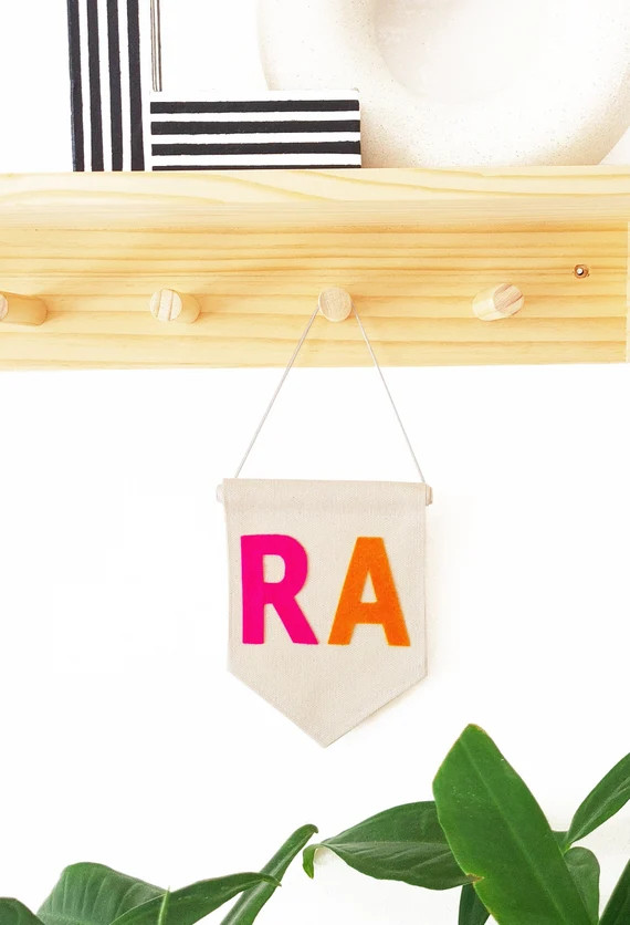 Wall Banner  Pennant Flag  Double Initial  Banner Wall | Etsy | Etsy (US)