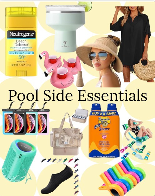 Pools open this weekend! Are you ready with all your pool time must haves? check out these sales! Sunscreen, waterproof phone holders, beach towel clips, insulated cups for your cocktails!  

 #LTKSeasonal #LTKHome #LTKSwim