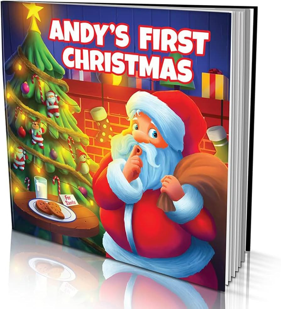 Personalized Story Book by Dinkleboo - "First Christmas" - for Kids Aged 0 to 8 Years Old - A Sto... | Amazon (US)