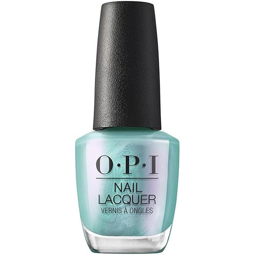OPI Nail Lacquer Nail Polish | Opaque Light Blue Green Shimmer Chip Resistant Nail Polish | Vegan... | Amazon (US)