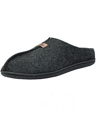 Alpine Swiss Mens Felt Faux Wool Clog Slippers Comfortable Cushion House Shoes - Macy's | Macy's