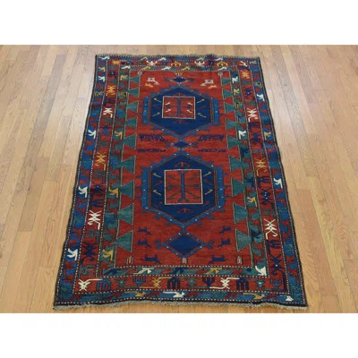 Arth One-of-a-Kind 4'6" X 6'4" 1920s Wool Area Rug Red | Wayfair North America