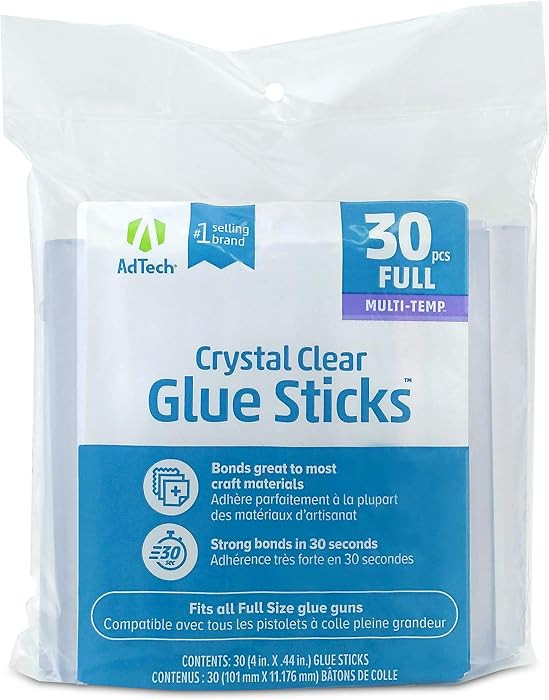Adhesive Technologies 220-14ZIP30 Multi Temp Full Size Glue, 4-Inch, 30 Count ( Pack of 1) | Amazon (US)