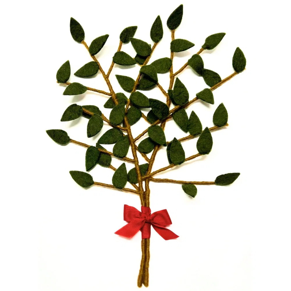 Humble Hilo Handmade Felt Flower, Branch Leaves, Set of 2 | Wayfair | Wayfair North America