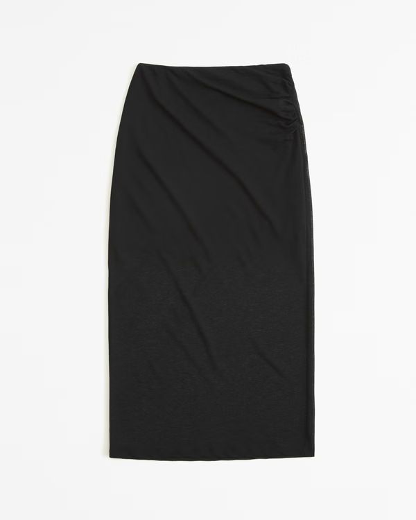 Mesh Midi Skirt | Abercrombie & Fitch (US)