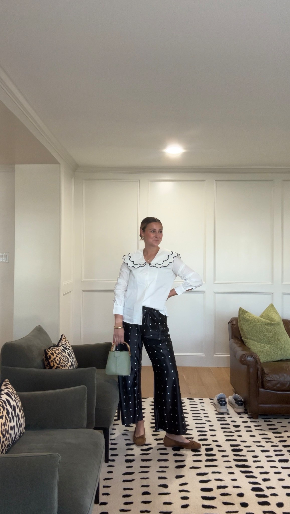 Polka dot Amazon pants 