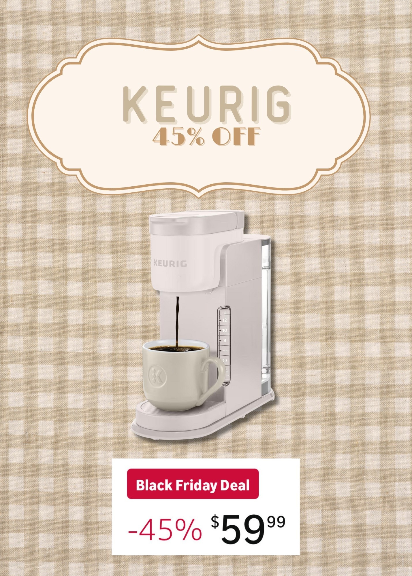 Shopping for a college kid or someone with a new apartment??? A Keurig is such a great gift, and right now this one is 45% OFF!!! Snag this deal for a perfect Christmas gift!

#LTKmorningroutine #LTKCyberWeek #LTKHoliday