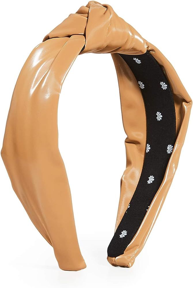 Lele Sadoughi Women's Faux Leather Knotted Headband | Amazon (US)