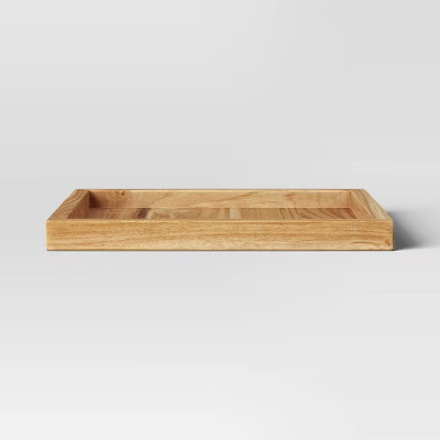 Square Teak Wood Tray - Threshold™ | Target