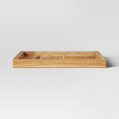 Square Teak Wood Tray - Threshold™ | Target