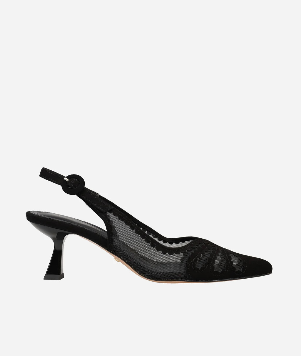 Jacie Mid Heel - Black | Pelle Moda