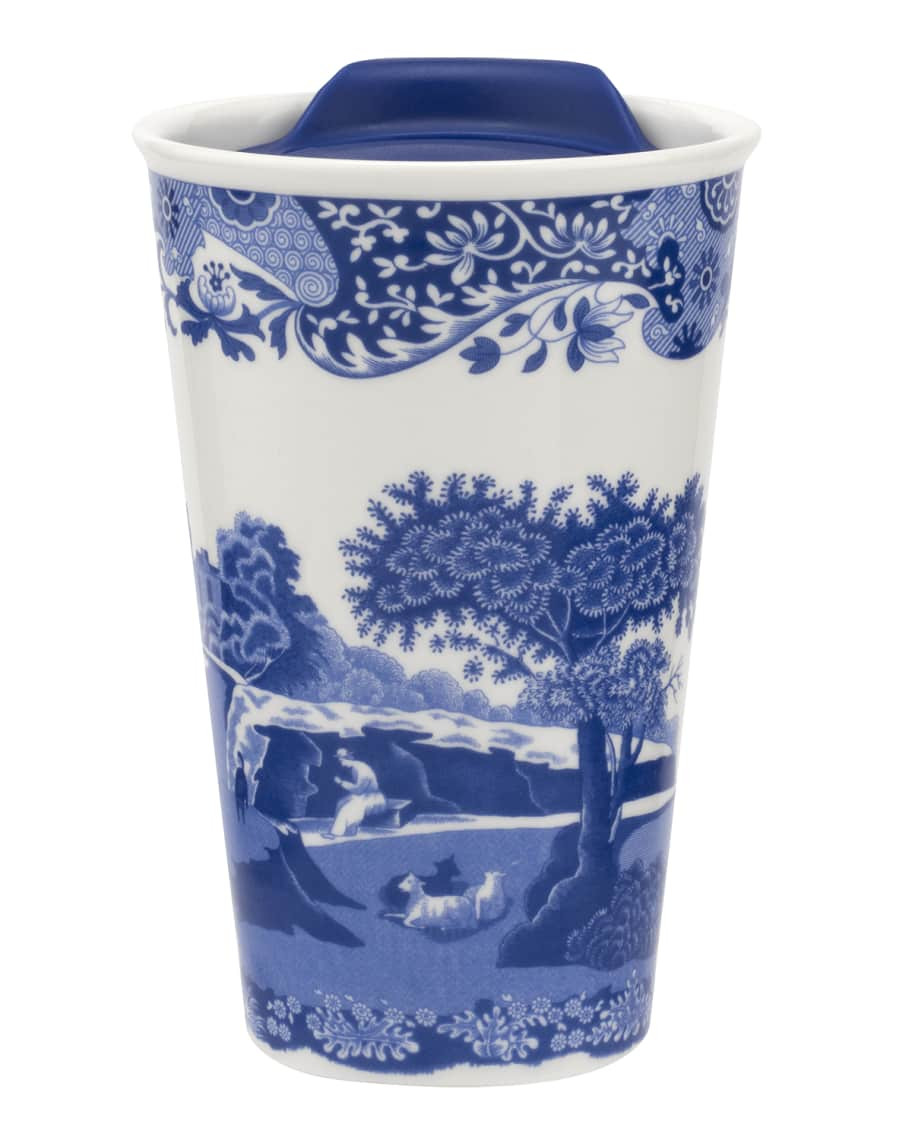 Blue Italian Travel Mug | Neiman Marcus