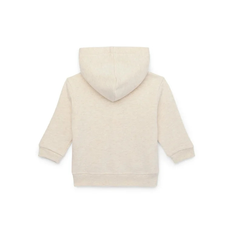 Garanimals Baby Girl Butter Fleece Zip Up Hoodie, Sizes 0M-24M | Walmart (US)