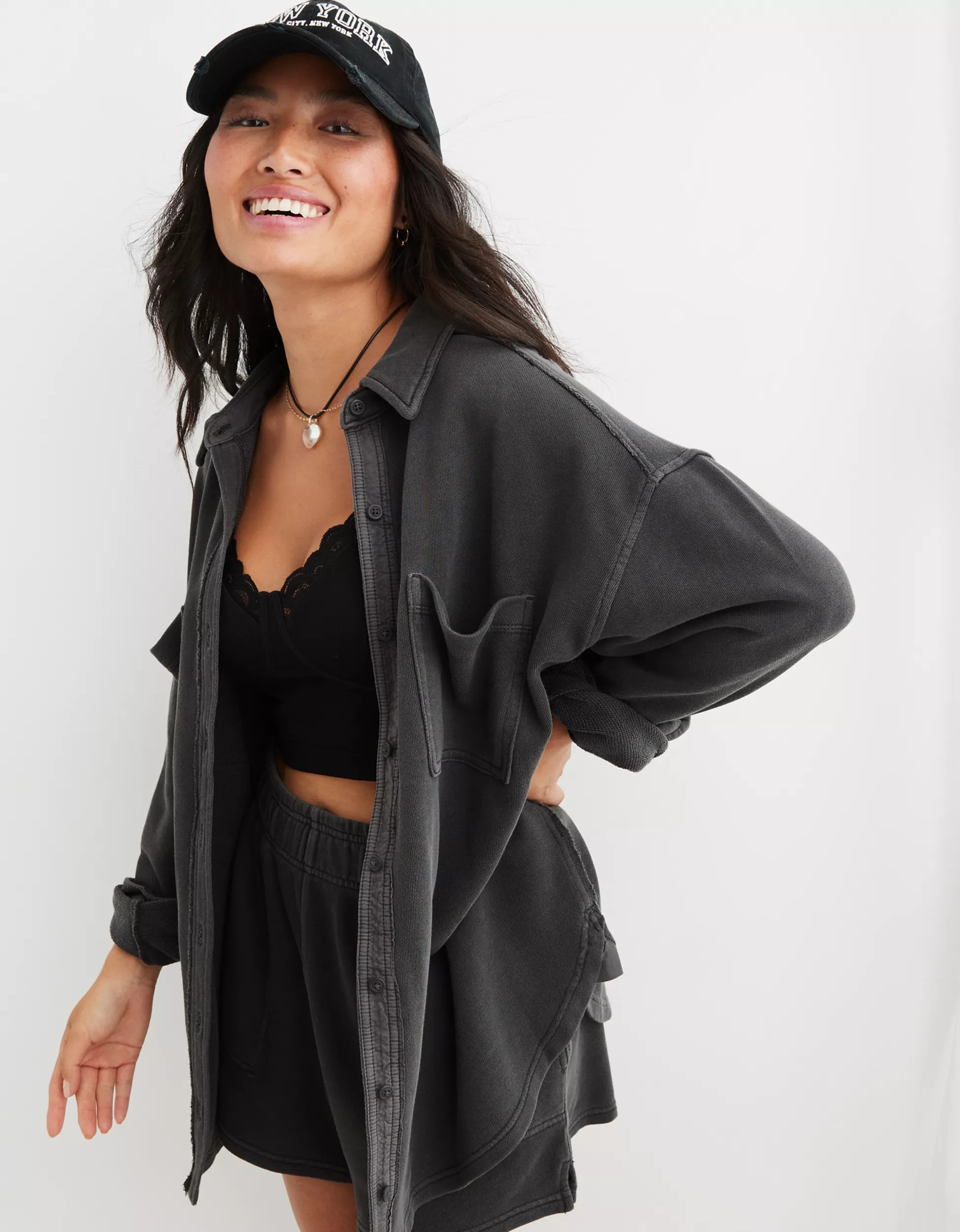 Aerie LumberJane Fleece Shirt | Aerie