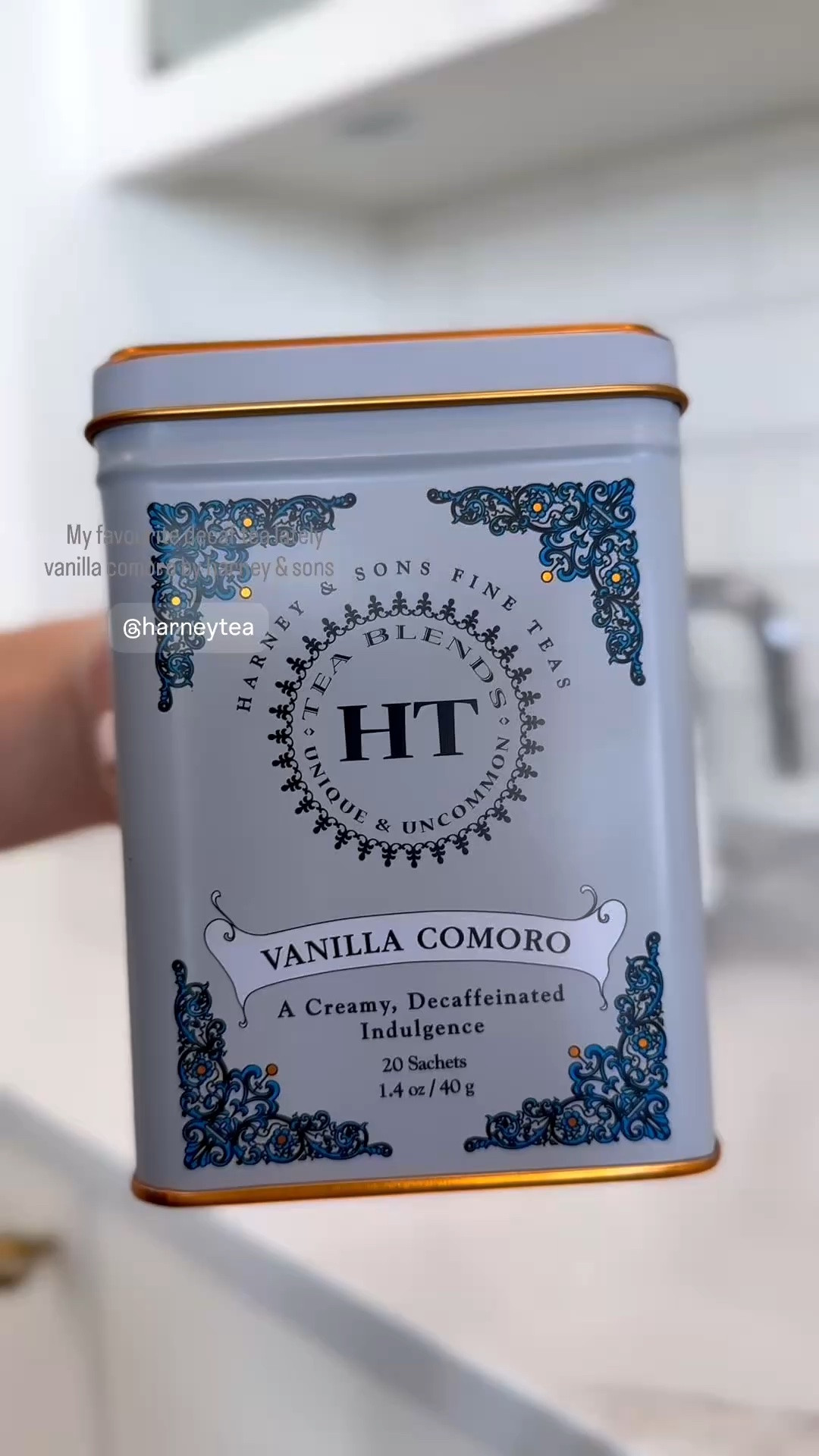 My favourite decaf tea lately
vanilla comoro by harney & sons

#LTKhome #LTKfitness #LTKtravel