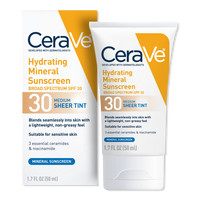 CeraVe Hydrating Sunscreen Face Sheer Tint SPF 30 | Ulta