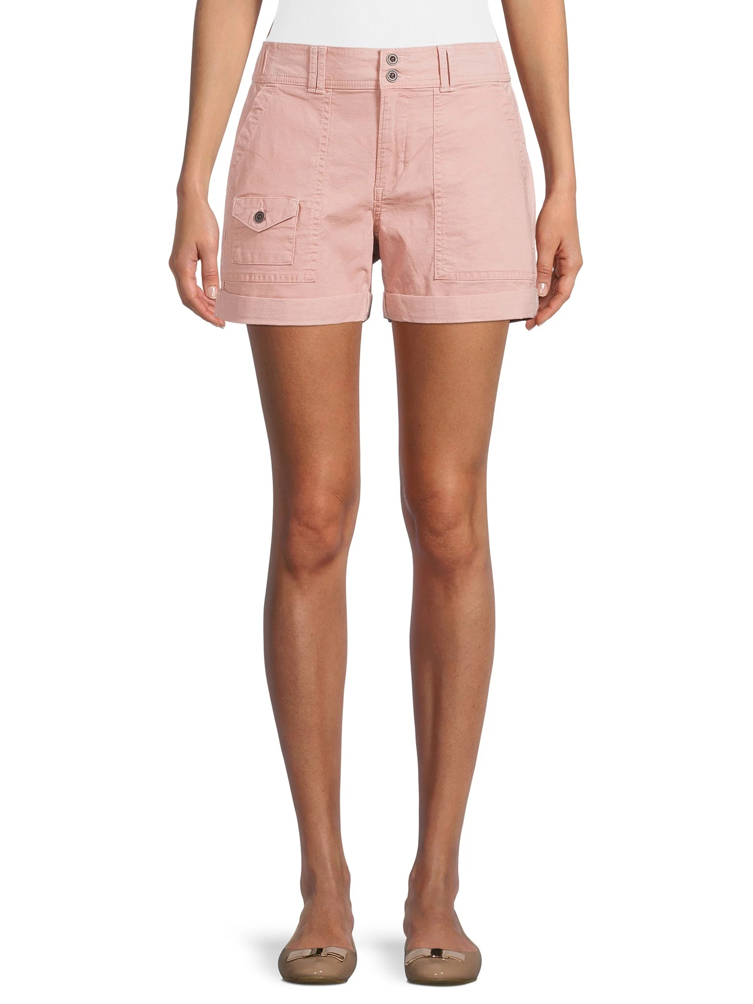 Time and Tru Women's Utility Shorts - Walmart.com | Walmart (US)