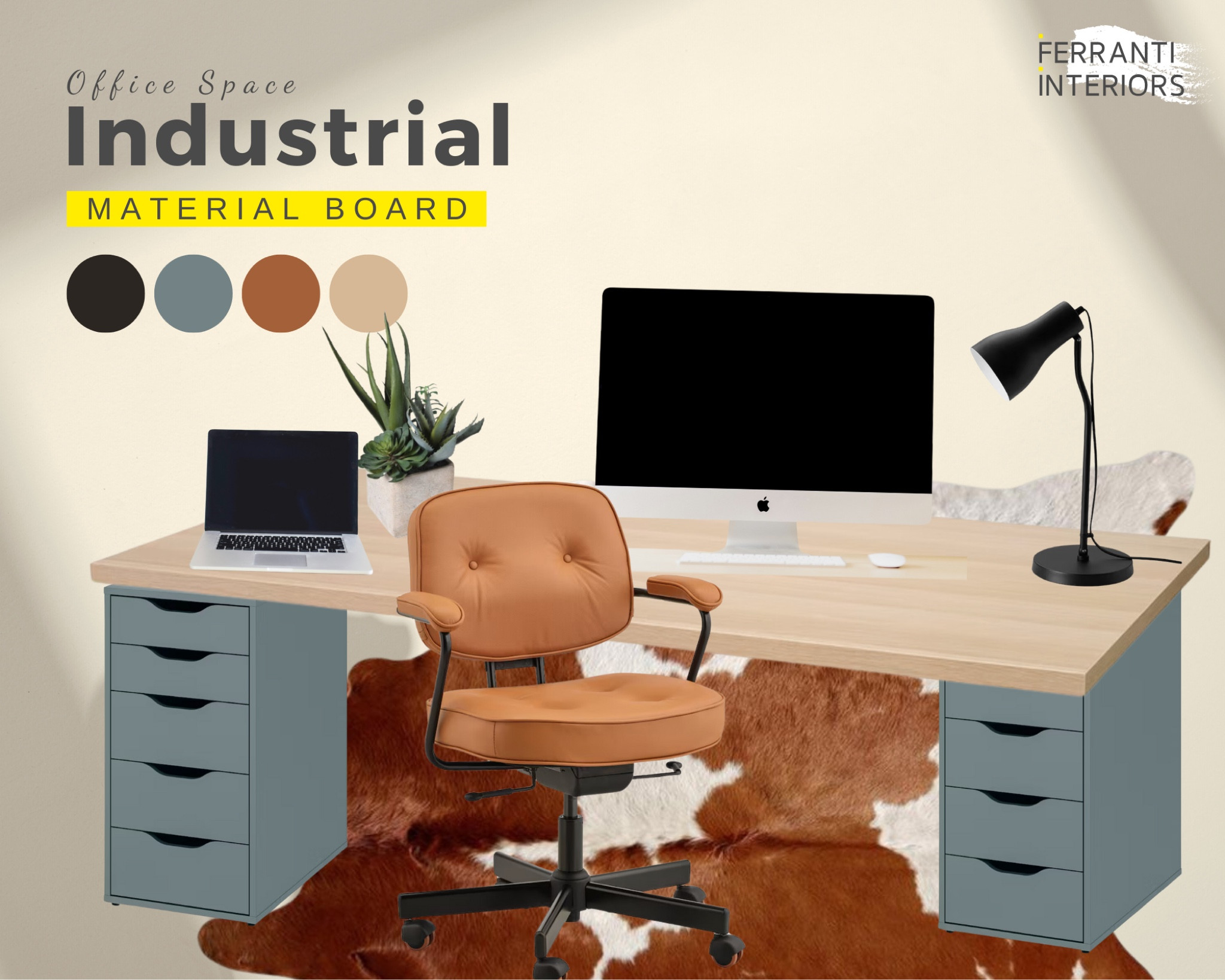 My office has an industrial vibe inspired by nature @aaronburden . I have an Ikea table with a bold grey and turquoise design, which matches well with our porcelain floor. The wooden light oak effect adds a nice touch, blending everything together nicely.

For lighting, I have a classic-style work lamp in steel.

The ergonomic office chair has many features to keep you comfortable and focused, such as a well-shaped backrest with adjustable lumbar support and soft full-grain leather that breathes. It's so comfy and adds to the industrial vision. 

The black legs complement the lamp, and the leather will complement the cow rug. However, I can only afford the rug next month, heheh.

💛Follow @ferrantiinteriors
~
~
~
#luxuryinteriordesign #petfriendly #furnitureforcat #onlineinteriordesign #virtualinteriordesign #edesign #luxurydesigndorset #worldofinteriors #architecturalinteriors 
#LuxembourgInteriors #LuxembourgDesign #LuxembourgDecor #LuxembourgStyle #LuxembourgLiving #LuxembourgInteriorDesign #LuxembourgHome #LuxembourgInspiration #LuxembourgLuxury #LuxembourgInteriorsByDesign #LuxembourgDecorating #LuxembourgHomeDecor



Click to buy this mood board products:


#LTKtravel #LTKhome #LTKGiftGuide