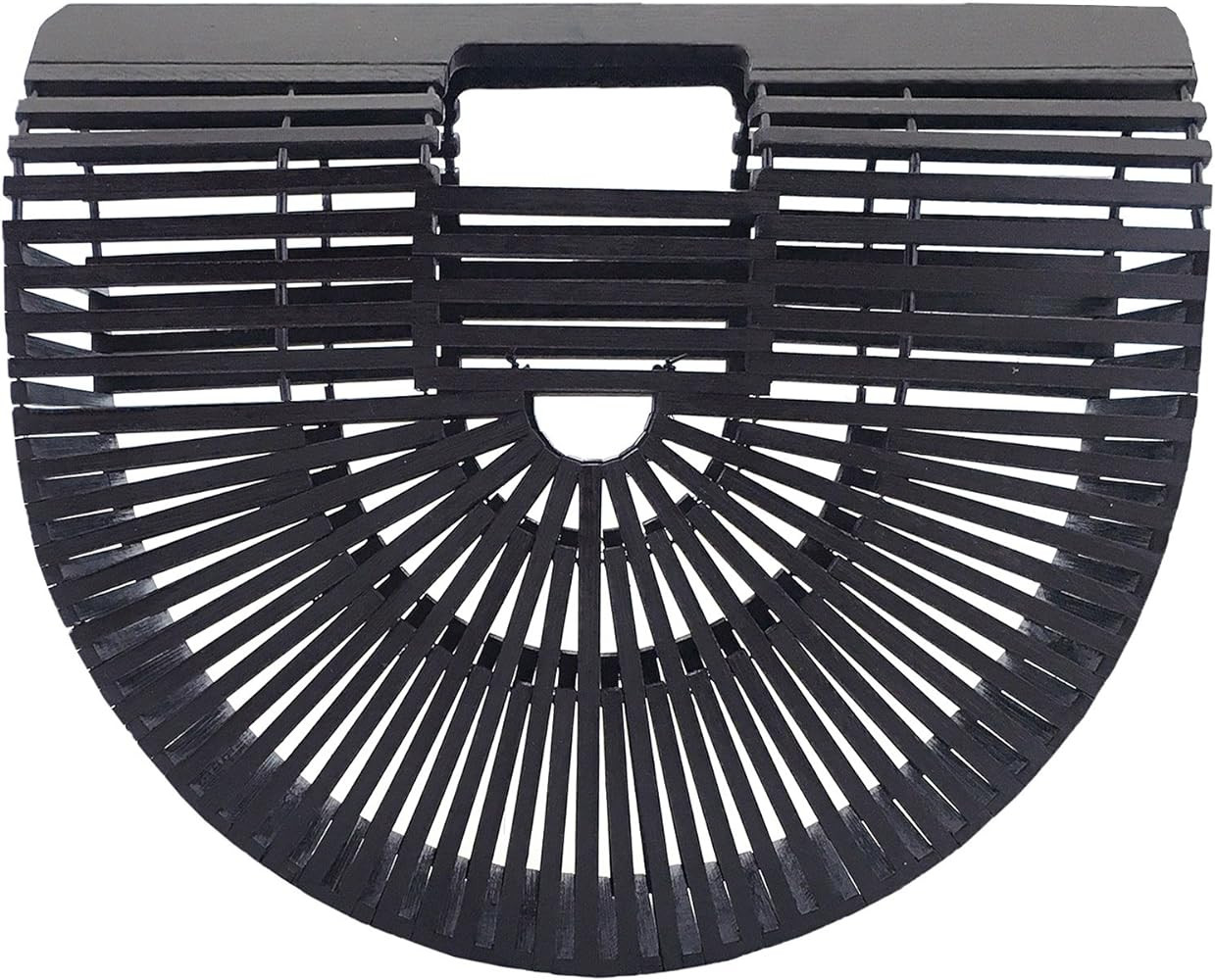 Miuco Womens Bamboo Handbag Handmade Large Tote Beach Bag | Amazon (US)