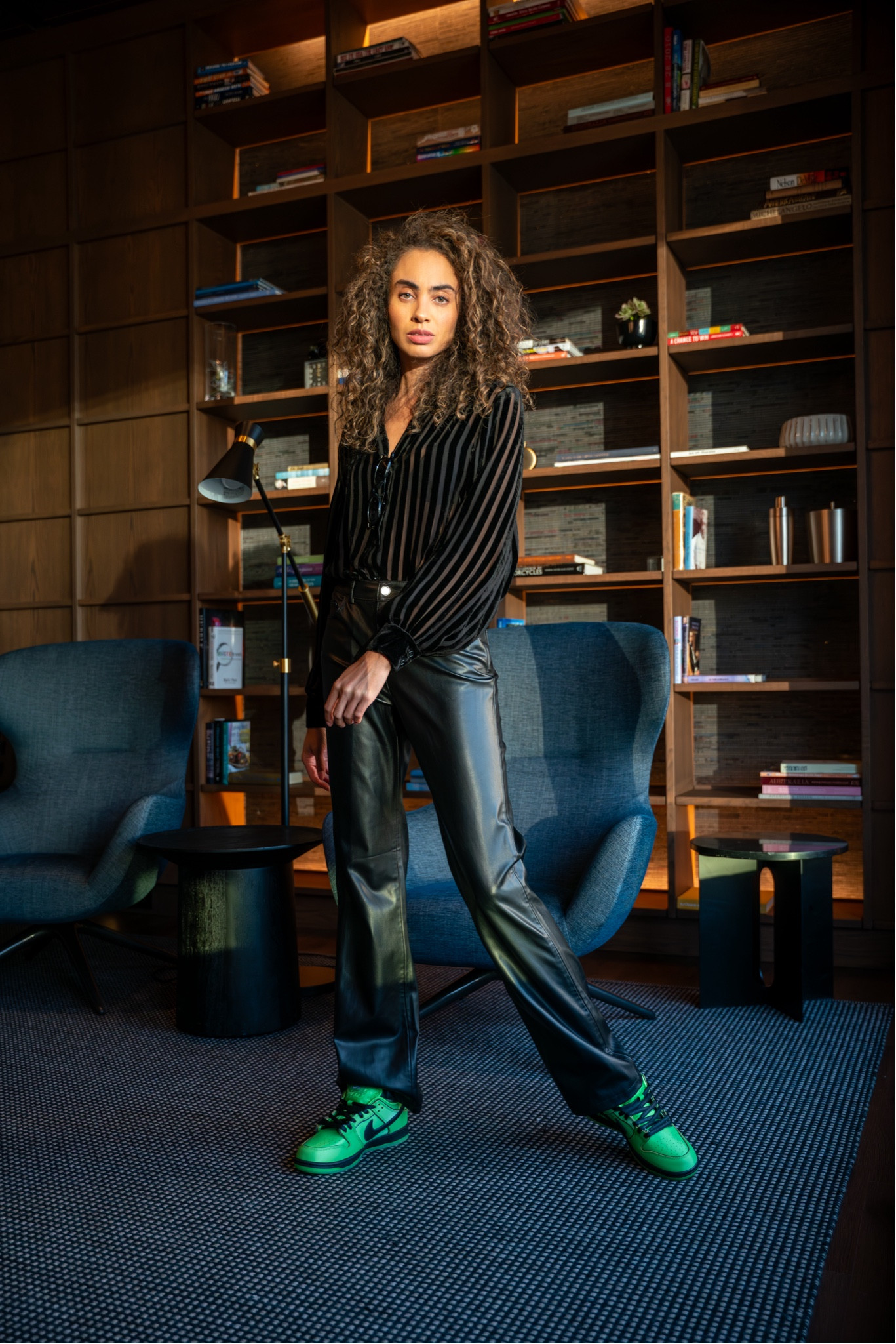 Dressed up the Nike SB x Powerpuff Girls Buttercup with leather pants a dress shirt.  The black pairs nicely with the black midsole and accents of the sneaker!

#sneakers #nikesb #nike #allblack #casual

#LTKSeasonal #LTKbump #LTKshoecrush