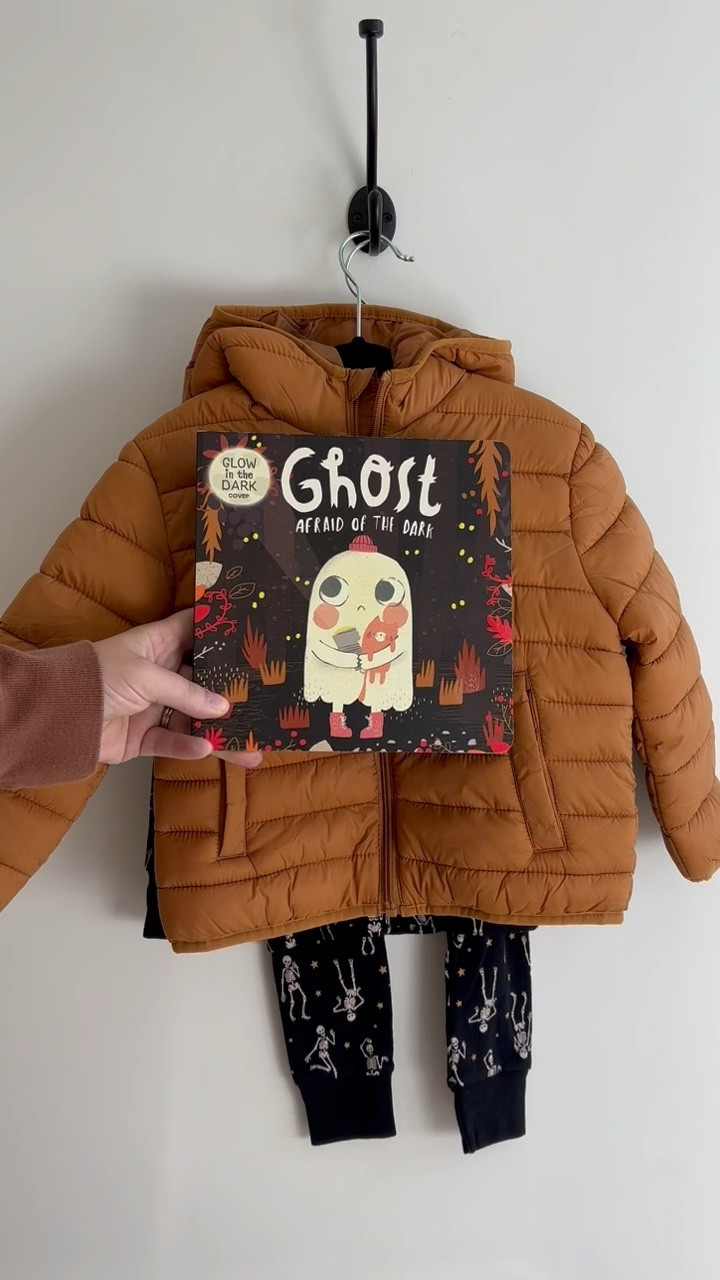 H A L L O W E E N / got a good start on the kid’s Halloween Boo Baskets 

+ matching skeleton print pajama sets
+ matching puffer jackets (the color in the video is more accurate/better in my opinion than the product photo
+ halloween books

Gender Neutral Matching Fall Outfits 

#LTKautumn #LTKcanada #LTKkids