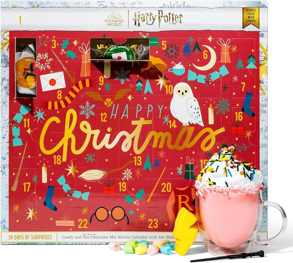 Wizarding World HARRY POTTER 24 Days of Surprises, Includes 12 Color-Changing Hot Chocolate Mixes... | Amazon (US)